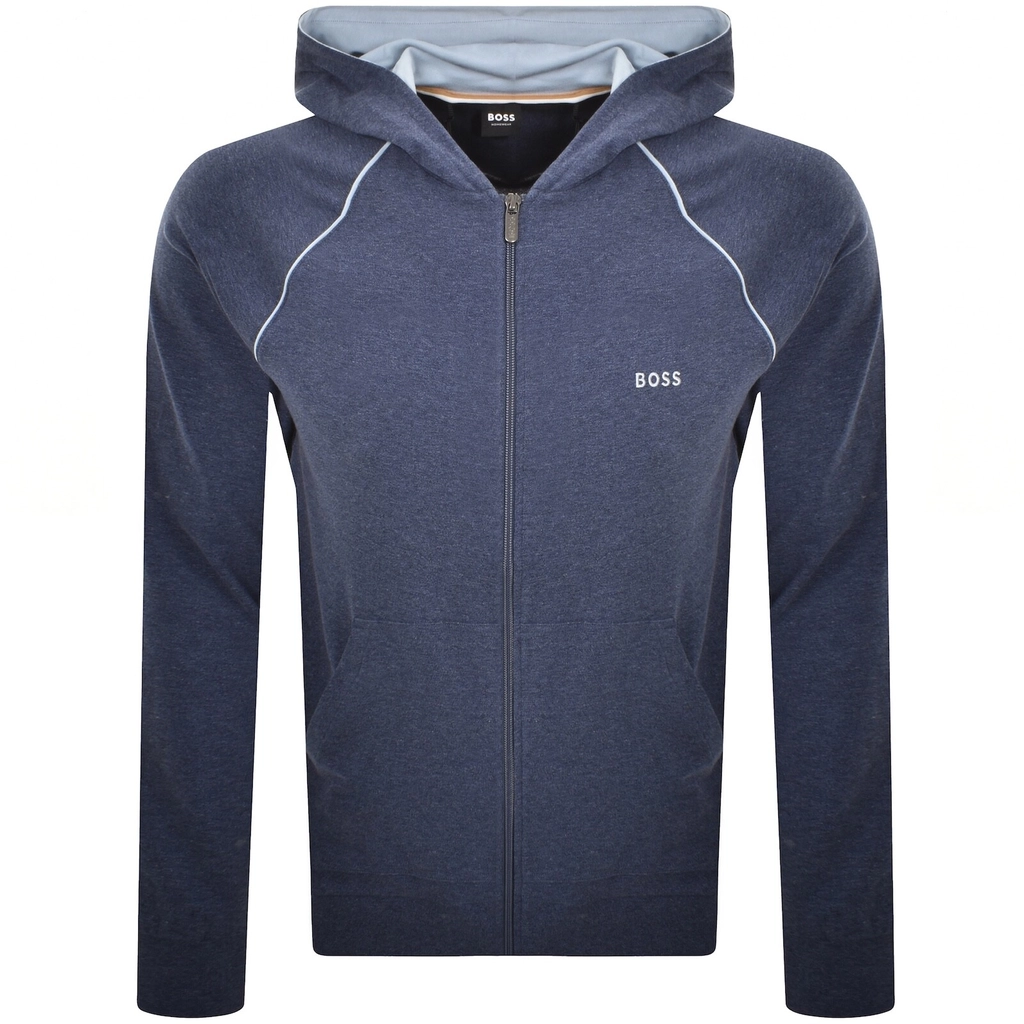 Hugo Boss BOSS Mix And Match Full Zip Hoodie Blue